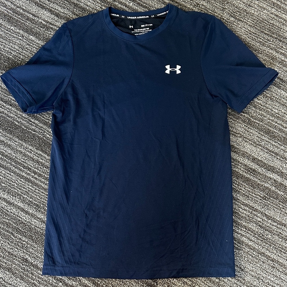 Under Armour Men's Dark Blue Short Sleeve Tee